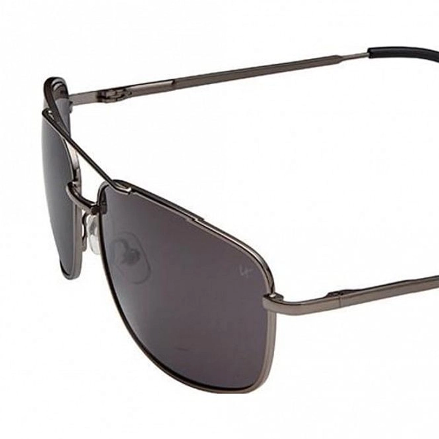 Rectangle Grey Stainless steel Full Rim Large Vision Express 12057 Sunglasses