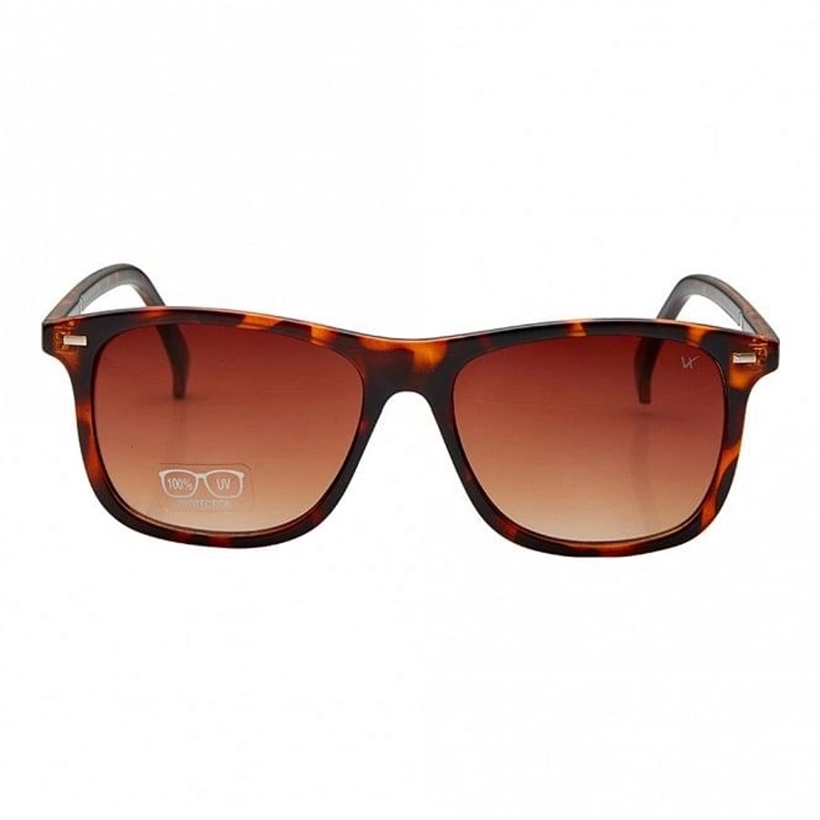 Rectangle Brown Polycarbonate Full Rim Medium Vision Express 72052 Sunglasses