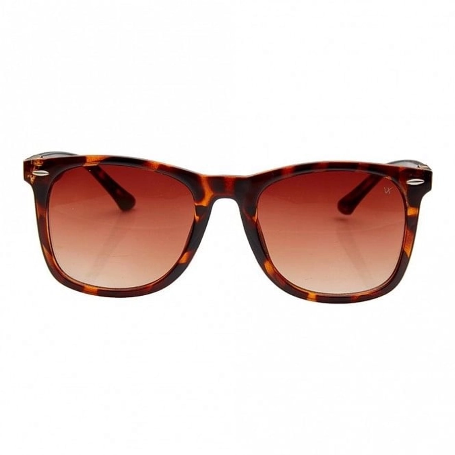 Rectangle Brown Gradient Polycarbonate Full Rim Medium Vision Express 72053 Sunglasses