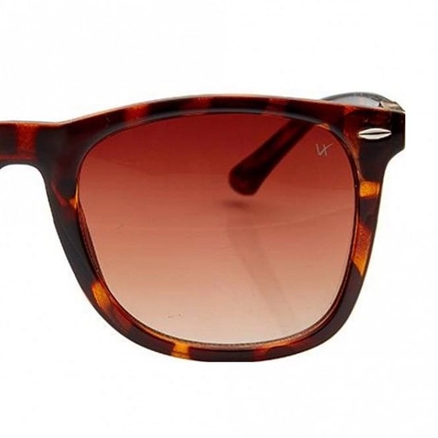 Rectangle Brown Gradient Polycarbonate Full Rim Medium Vision Express 72053 Sunglasses