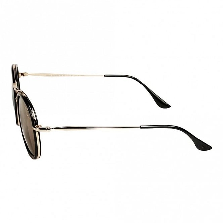 Round Gold Stainless Steel Full Rim Small Vision Express 21707 Sunglasses
