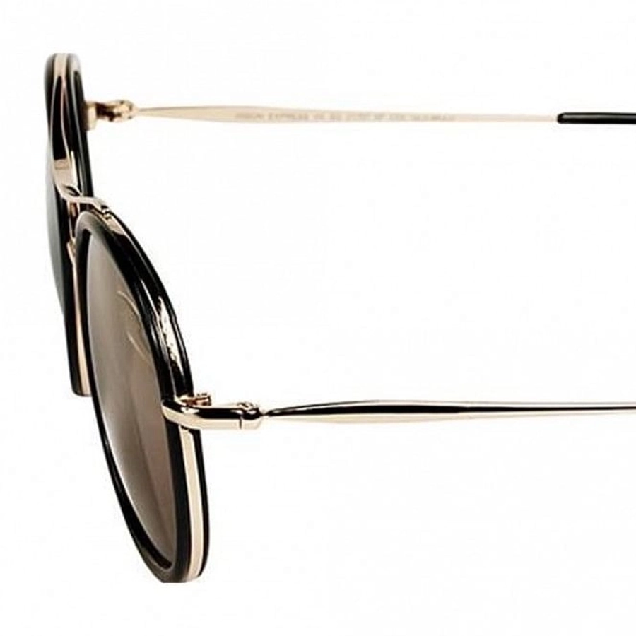 Round Gold Stainless Steel Full Rim Small Vision Express 21707 Sunglasses