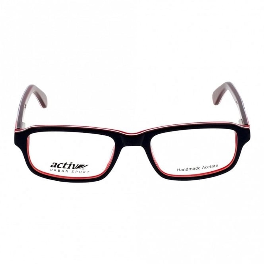 Full Rim Acetate Rectangle Blue Medium Activ ACBT01 Eyeglasses