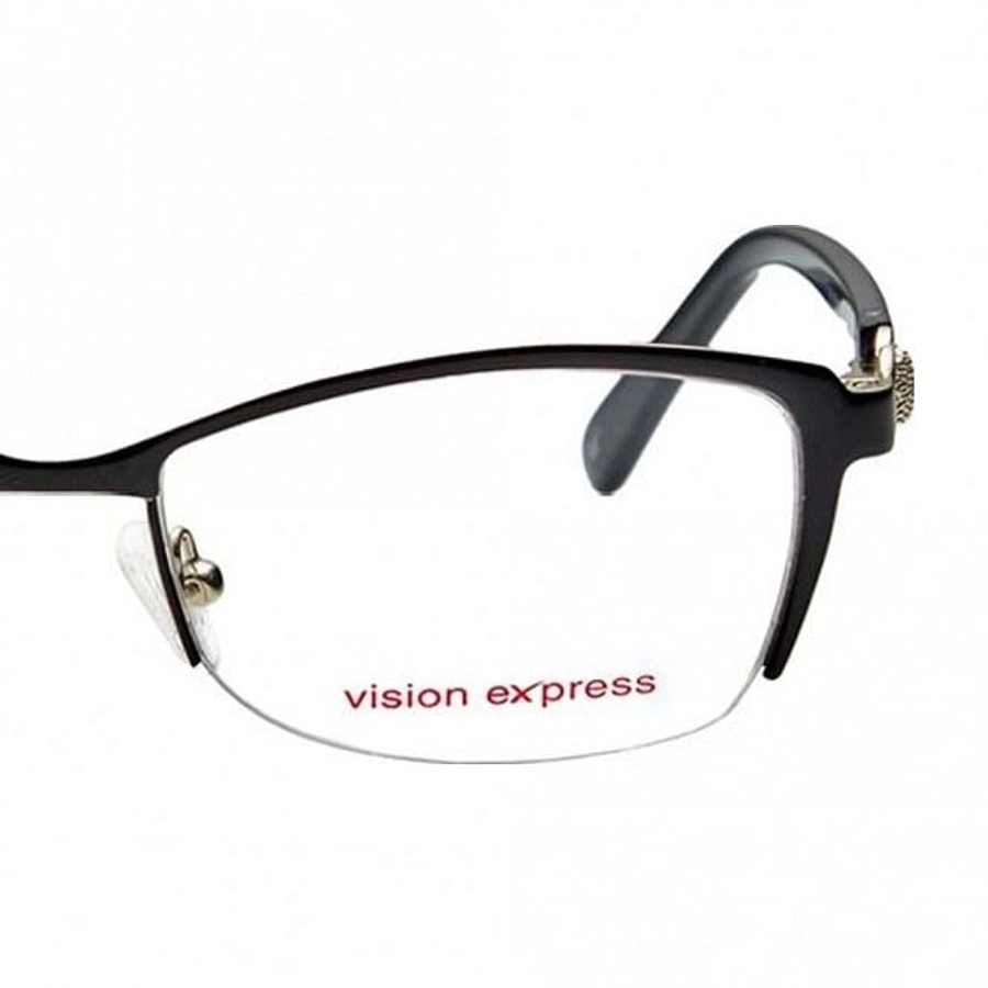 Full Rim Metal Aviator Gold Medium Vision Express 12038 Eyeglasses