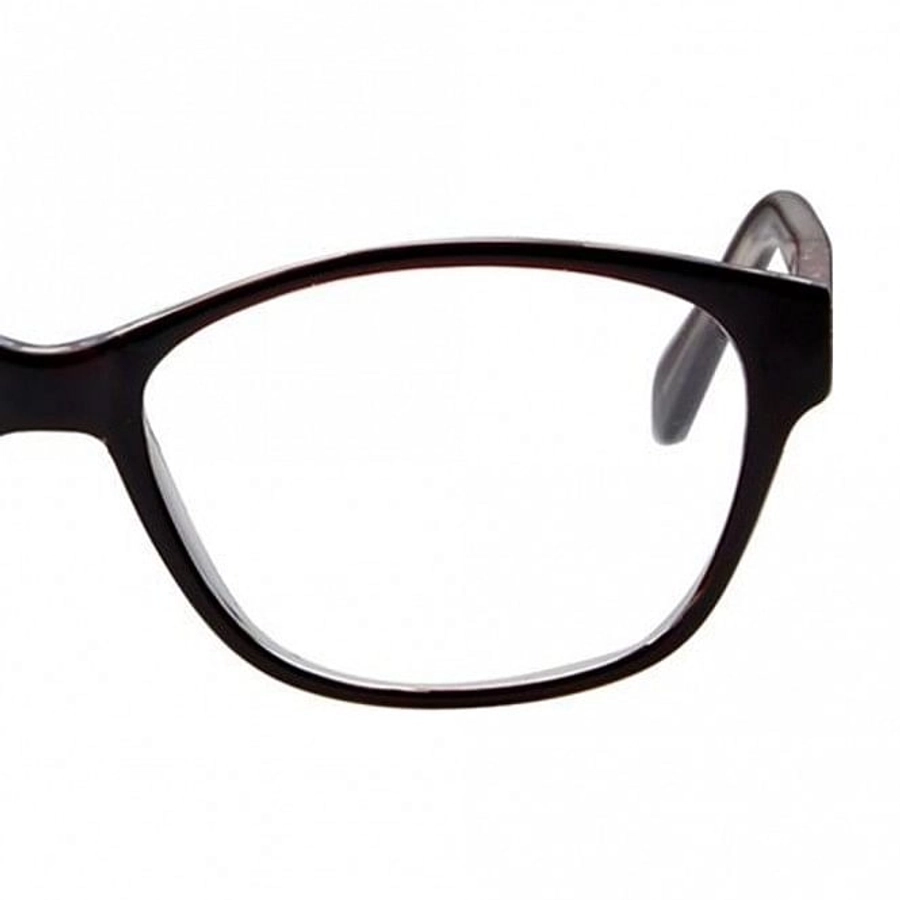 Full Rim Polycarbonate Oval Black Medium Vision Express 31820 Eyeglasses