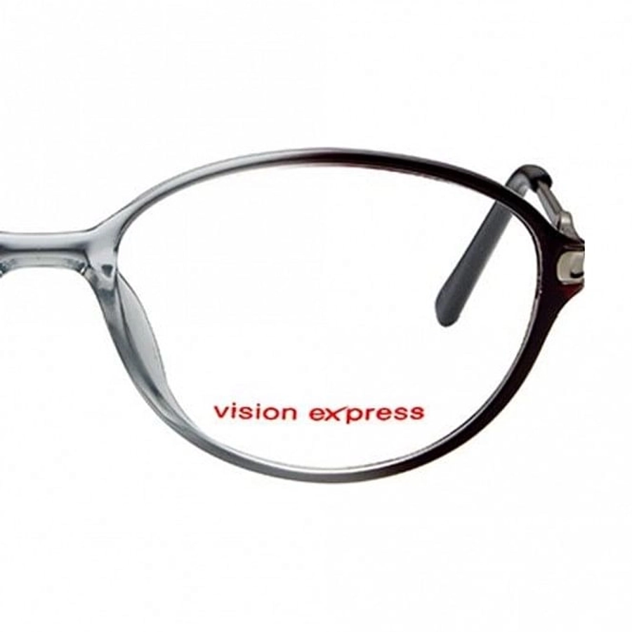 Full Rim Polycarbonate Oval Black Medium Vision Express 31821 Eyeglasses