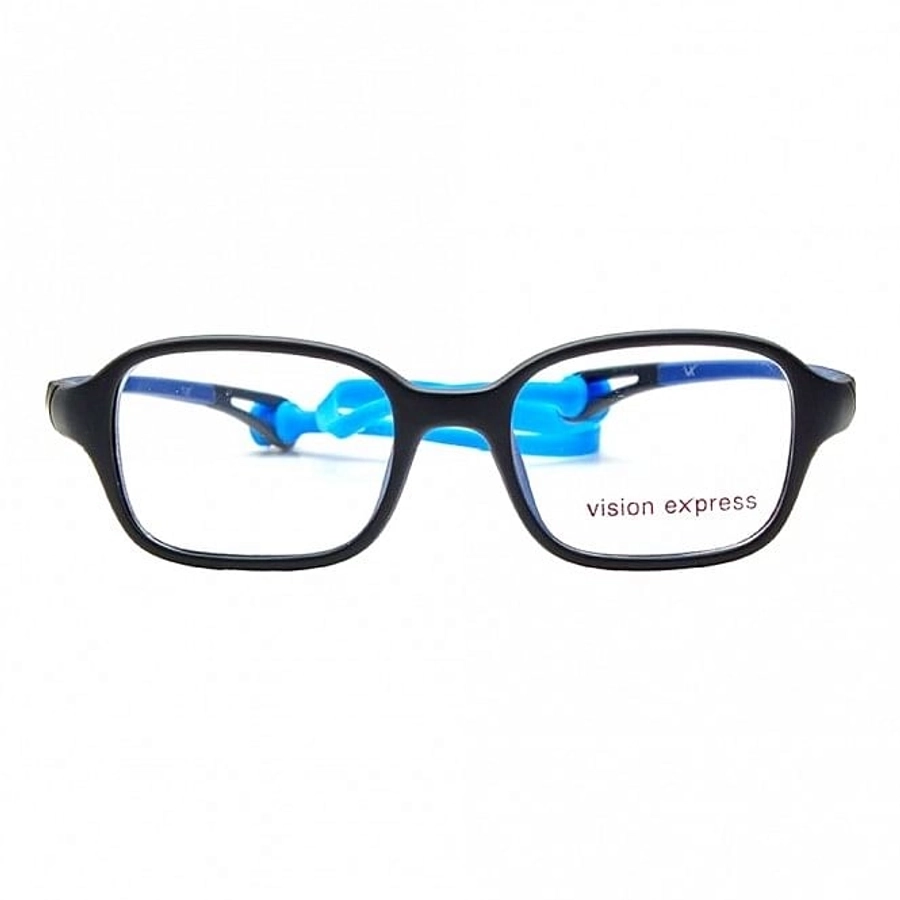Square Black Polycarbonate Small Vision Express 61300 Kids Eyeglasses