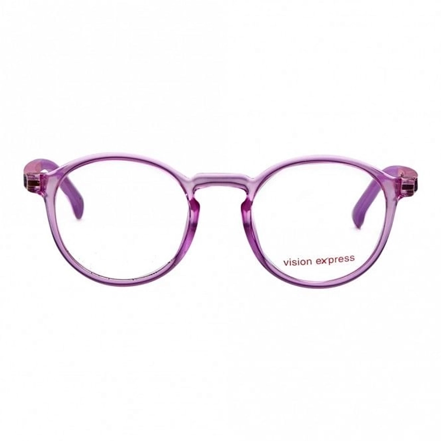 Square Purple Polycarbonate Small Vision Express 61311 Kids Eyeglasses