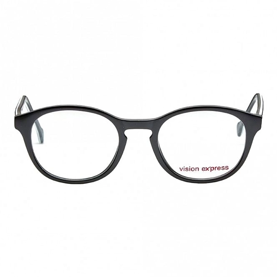 Round Black Polycarbonate Medium Vision Express 61315 Kids Eyeglasses