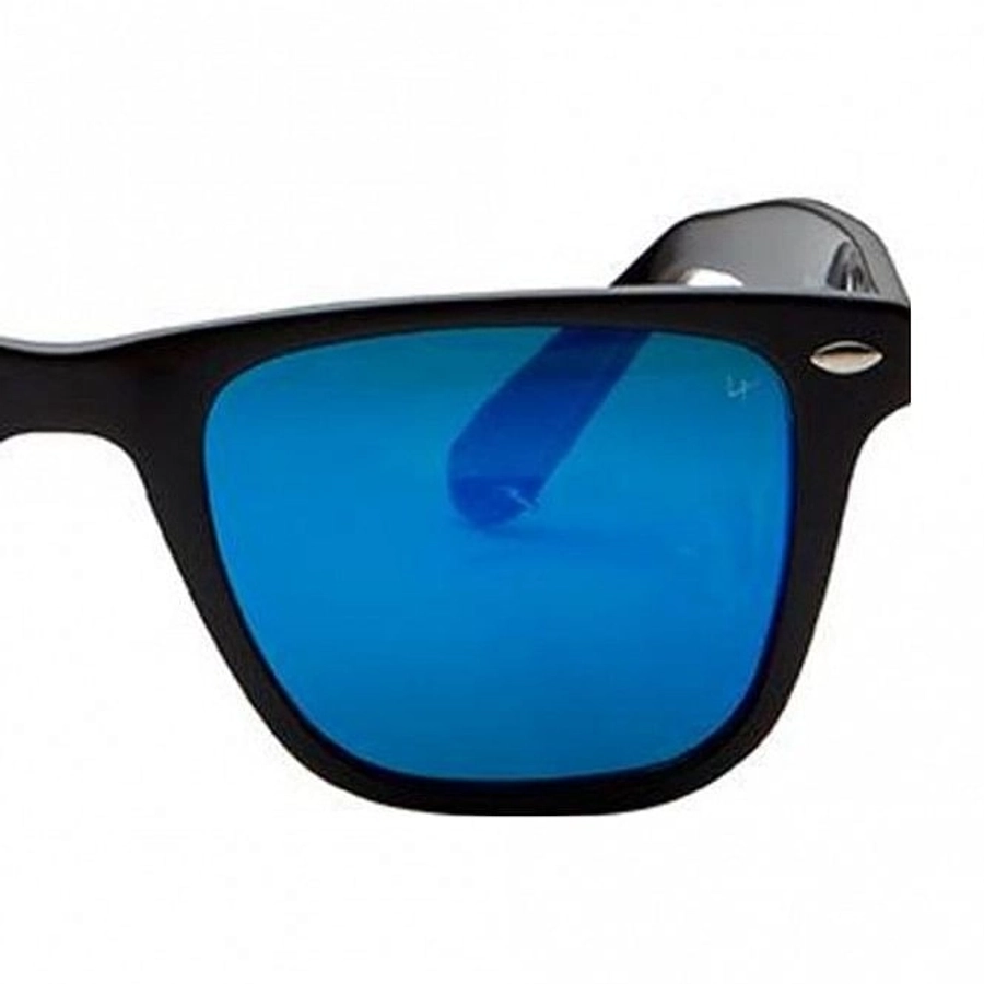 Wayfarer Polarised Lens Blue Mirror Full Rim Medium Vision Express 72057P Sunglasses