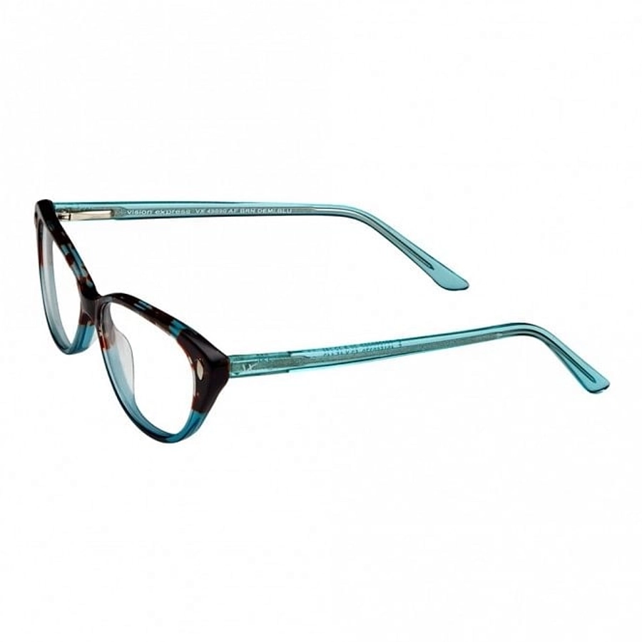 Full Rim Acetate Cat Eye Brown Medium Vision Express 49090 Eyeglasses