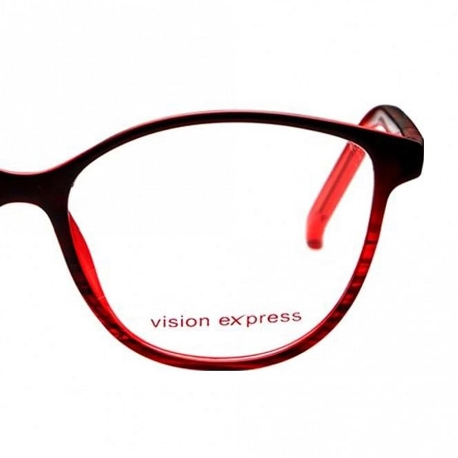Full Rim Polycarbonate Cat Eye Black Medium Vision Express 49094 Eyeglasses