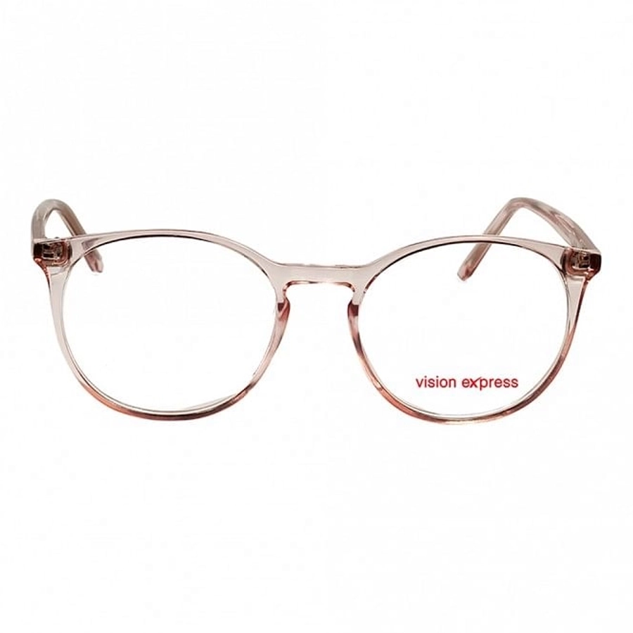 Full Rim Polycarbonate Round Red Medium Vision Express 49095 Eyeglasses