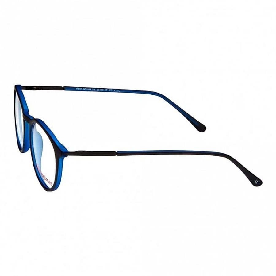Full Rim Polycarbonate Round Black Medium Vision Express 29498 Eyeglasses