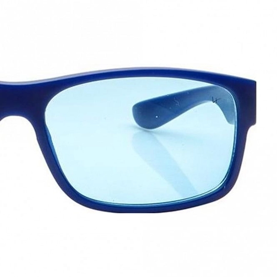 Rectangle Blue Polycarbonate Full Rim Medium Vision Express 21784 Sunglasses
