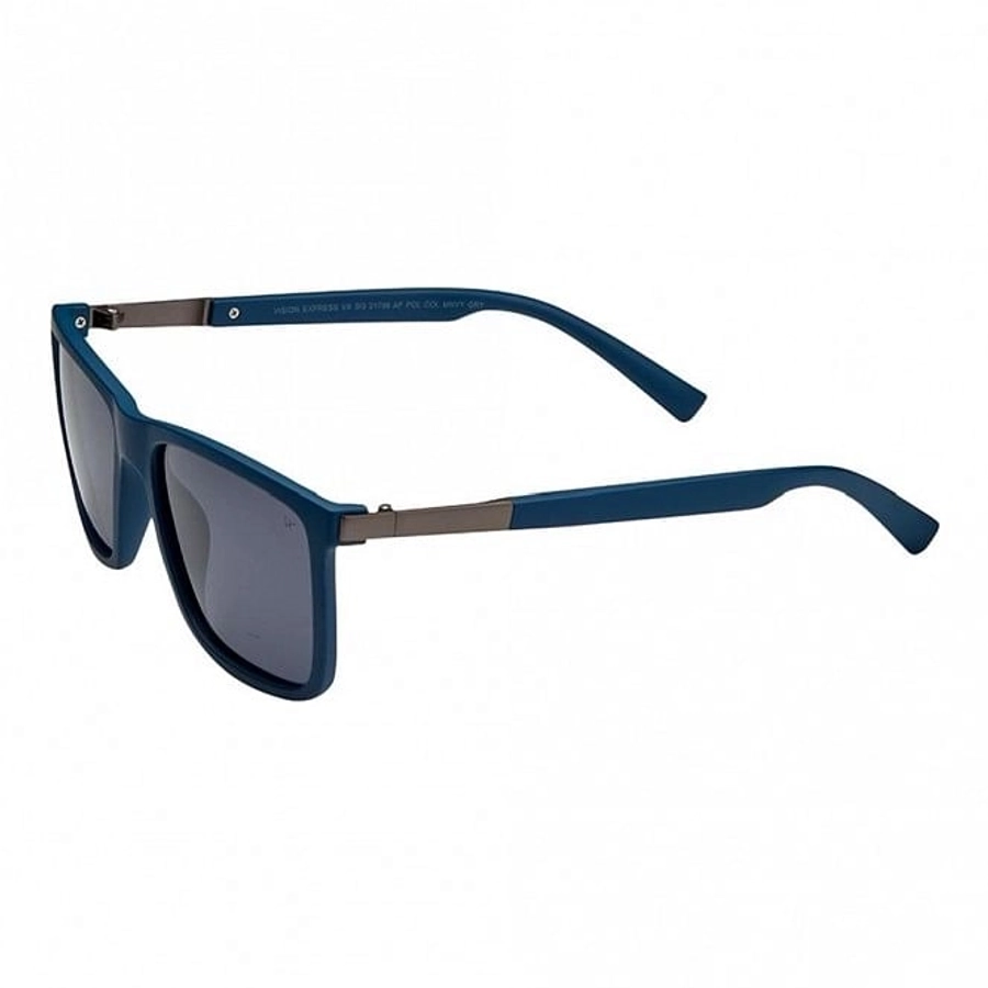 Rectangle Polarised Lens Grey Solid Full Rim Medium Vision Express 21798P Sunglasses