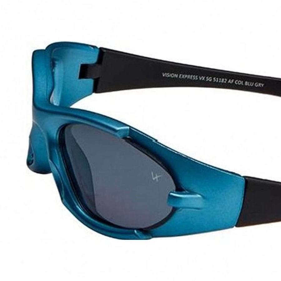 Wrap Grey Polycarbonate Small Vision Express 51182 Kids Sunglasses