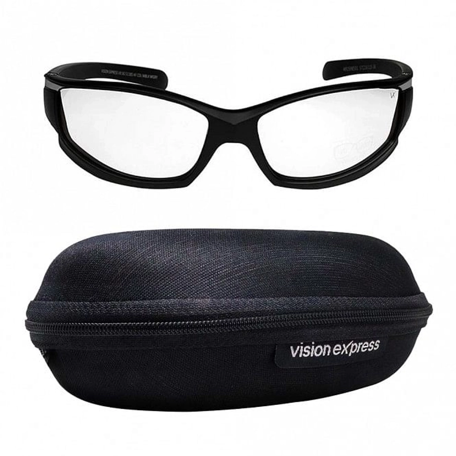 Wrap Grey Solid Polycarbonate Small Vision Express 51185 Kids Sunglasses
