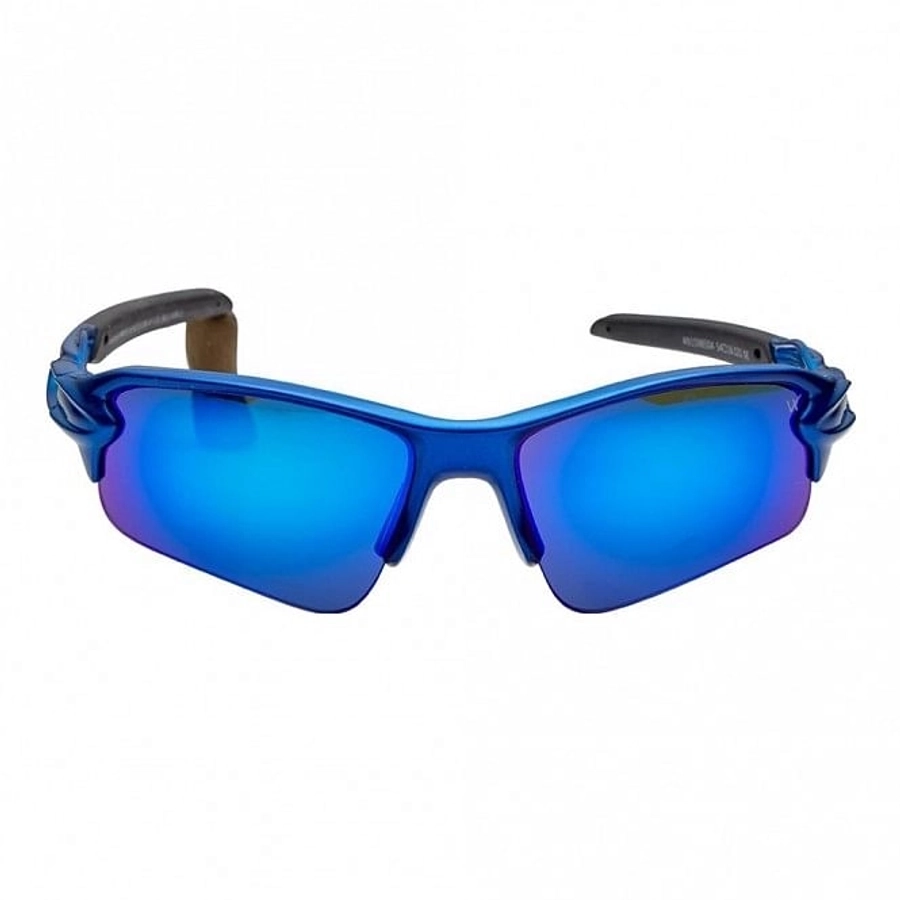Wrap Blue Mirror Polycarbonate Small Vision Express 51186 Kids Sunglasses