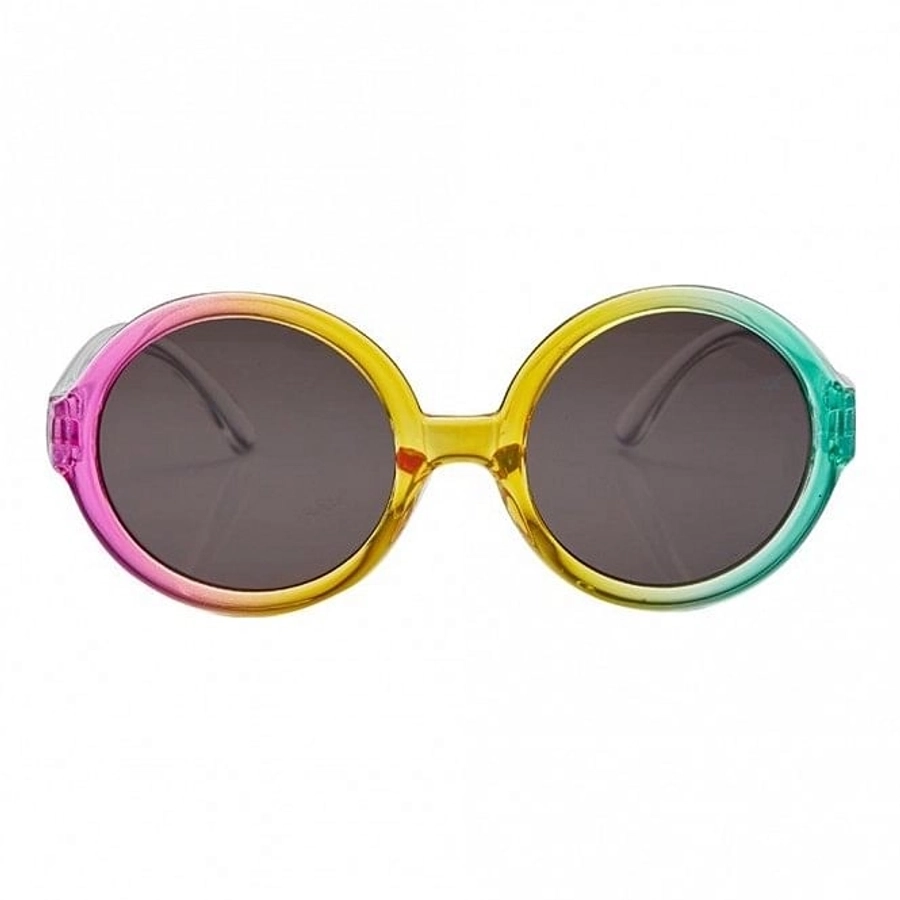 Round Grey Polycarbonate Small Vision Express 51192 Kids Sunglasses
