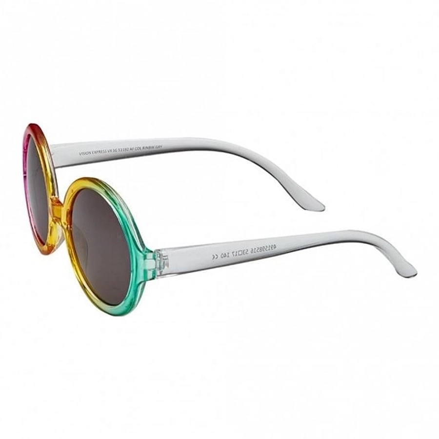 Round Grey Polycarbonate Small Vision Express 51192 Kids Sunglasses
