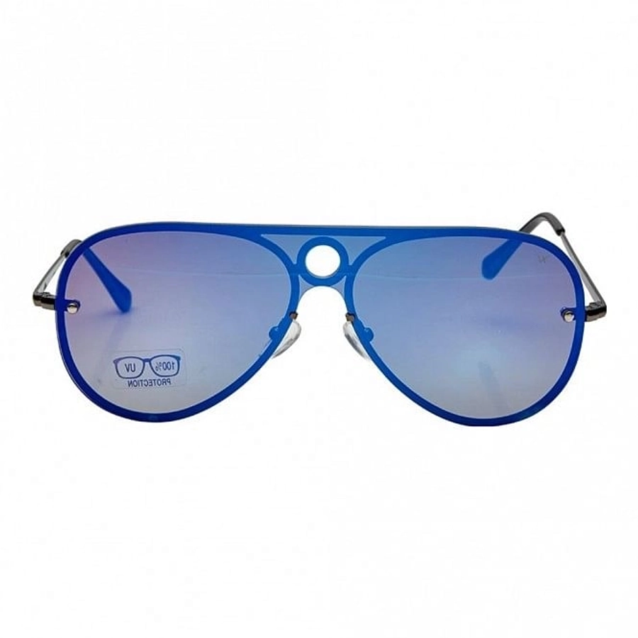 Aviator Blue Polycarbonate Full Rim Medium Vision Express 12082 Sunglasses