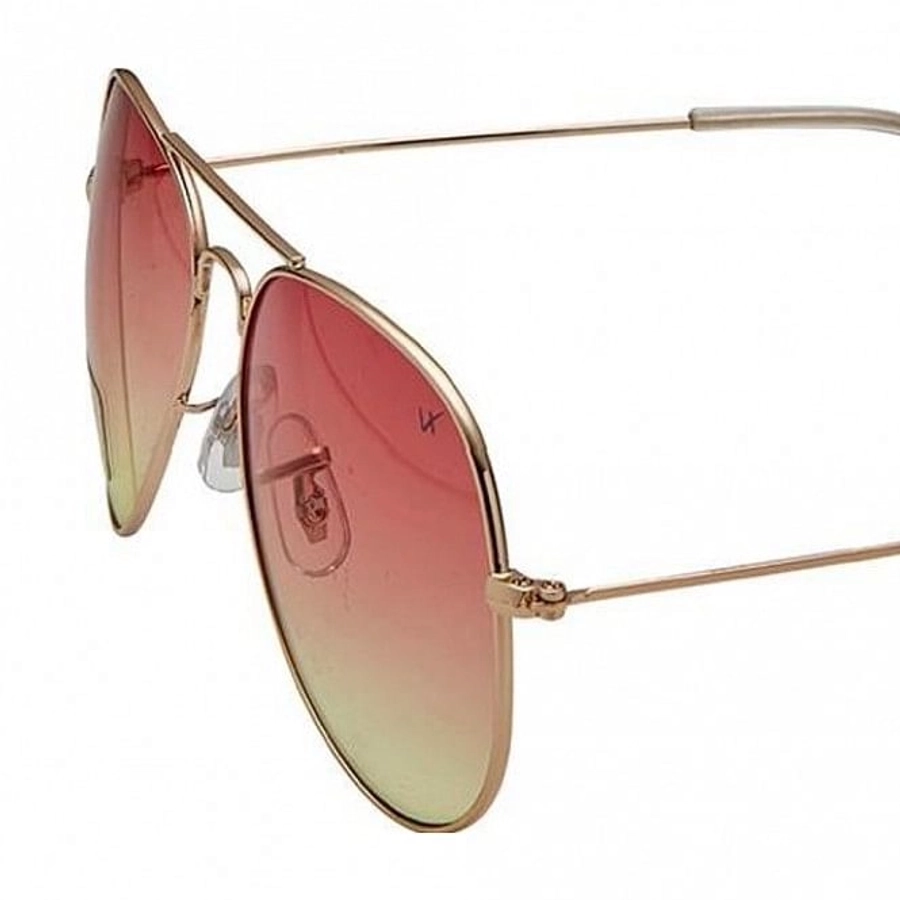 Aviator Pink Polycarbonate Full Rim Medium Vision Express 12086 Sunglasses