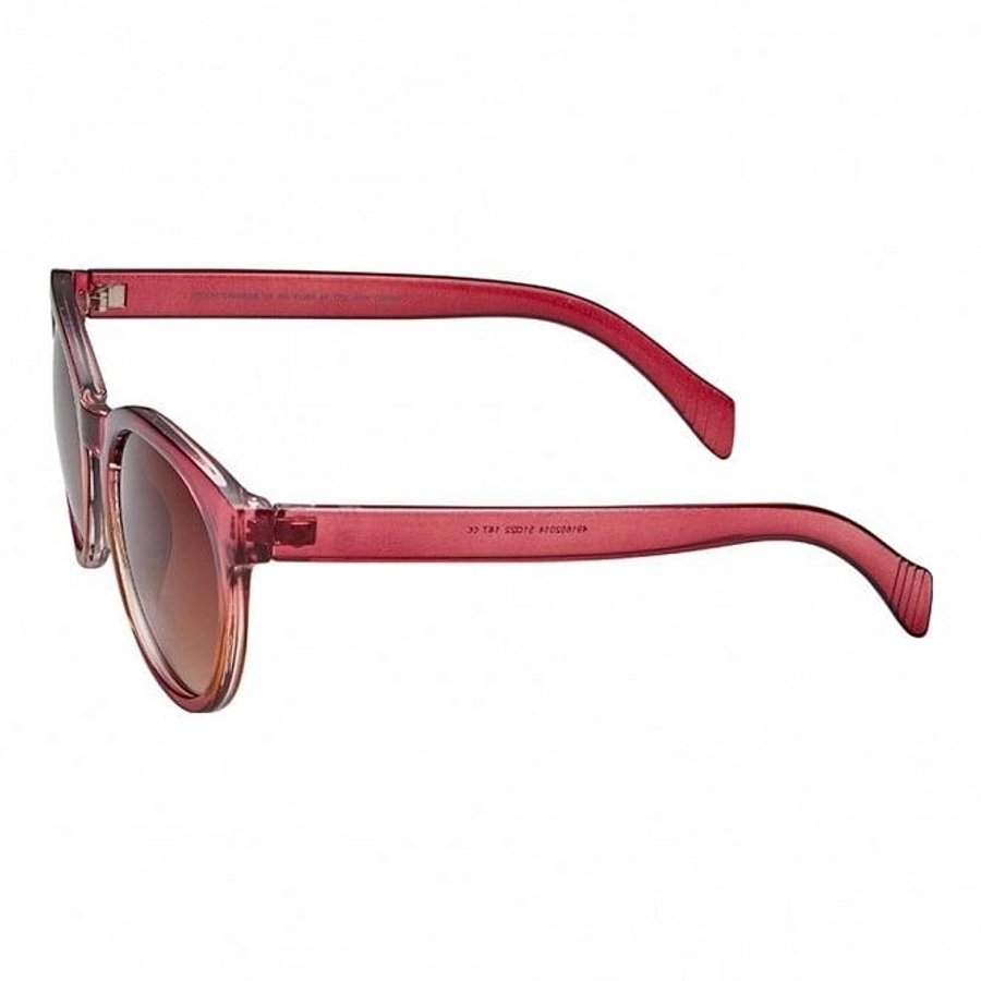 Round Brown Gradient Polycarbonate Full Rim Medium Vision Express 41384 Sunglasses