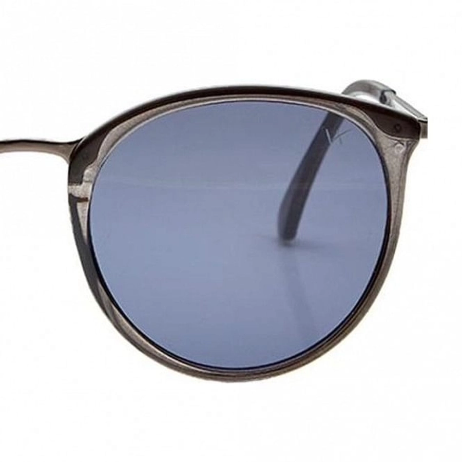 Round Grey Polycarbonate Full Rim Medium Vision Express 41397 Sunglasses