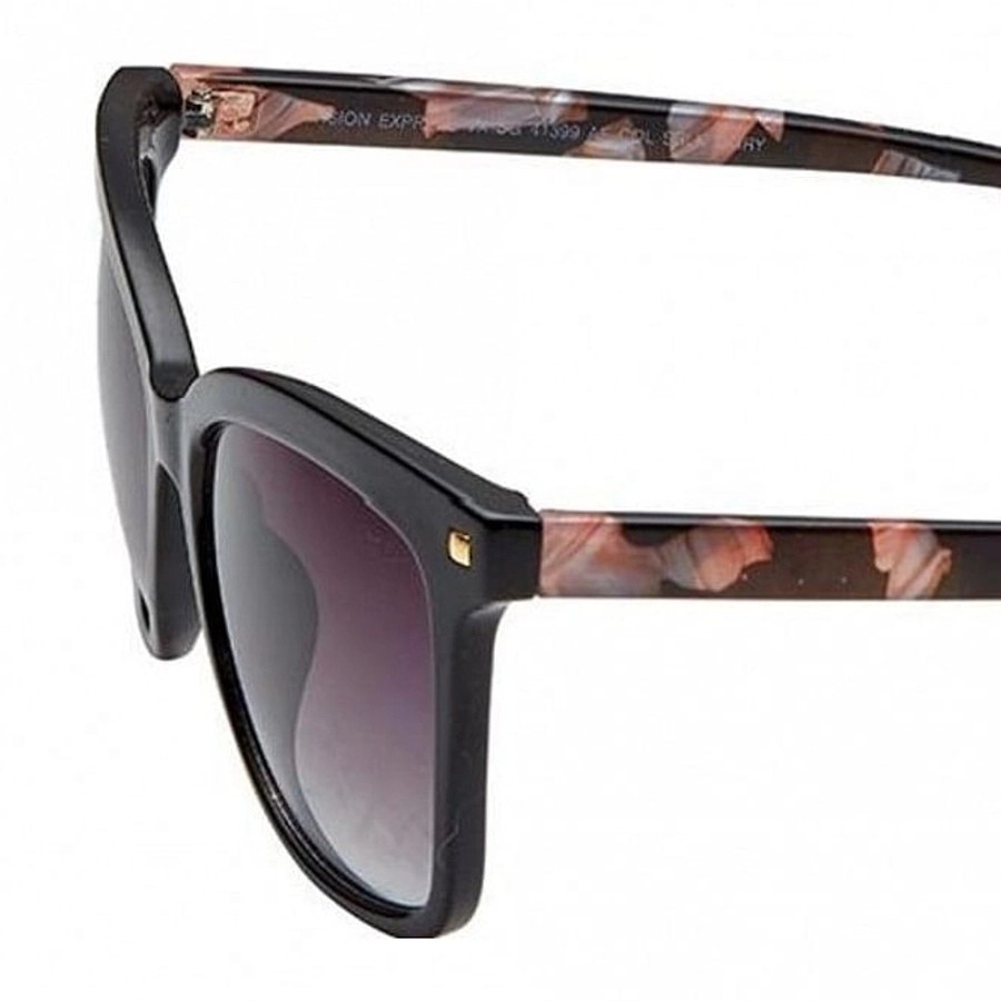 Rectangle Grey Polycarbonate Full Rim Medium Vision Express 41399 Sunglasses