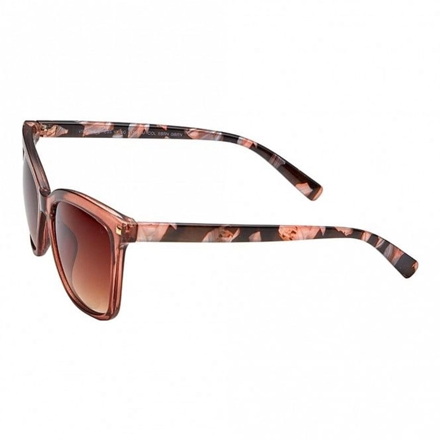 Rectangle Brown Gradient Polycarbonate Full Rim Medium Vision Express 41399 Sunglasses