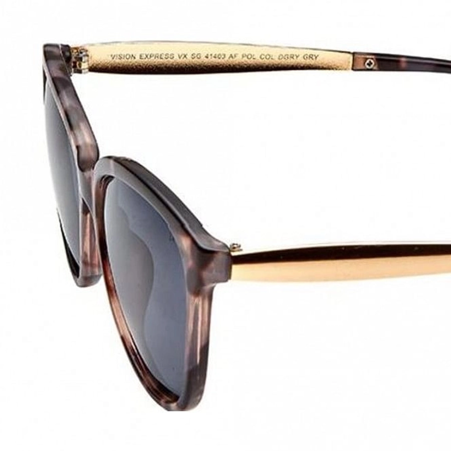 Cat eye Polarised Lens Grey Solid Full Rim Medium Vision Express 41403P Sunglasses