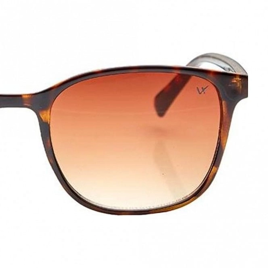 Rectangle Brown Gradient Polycarbonate Full Rim Medium Vision Express 21807 Sunglasses