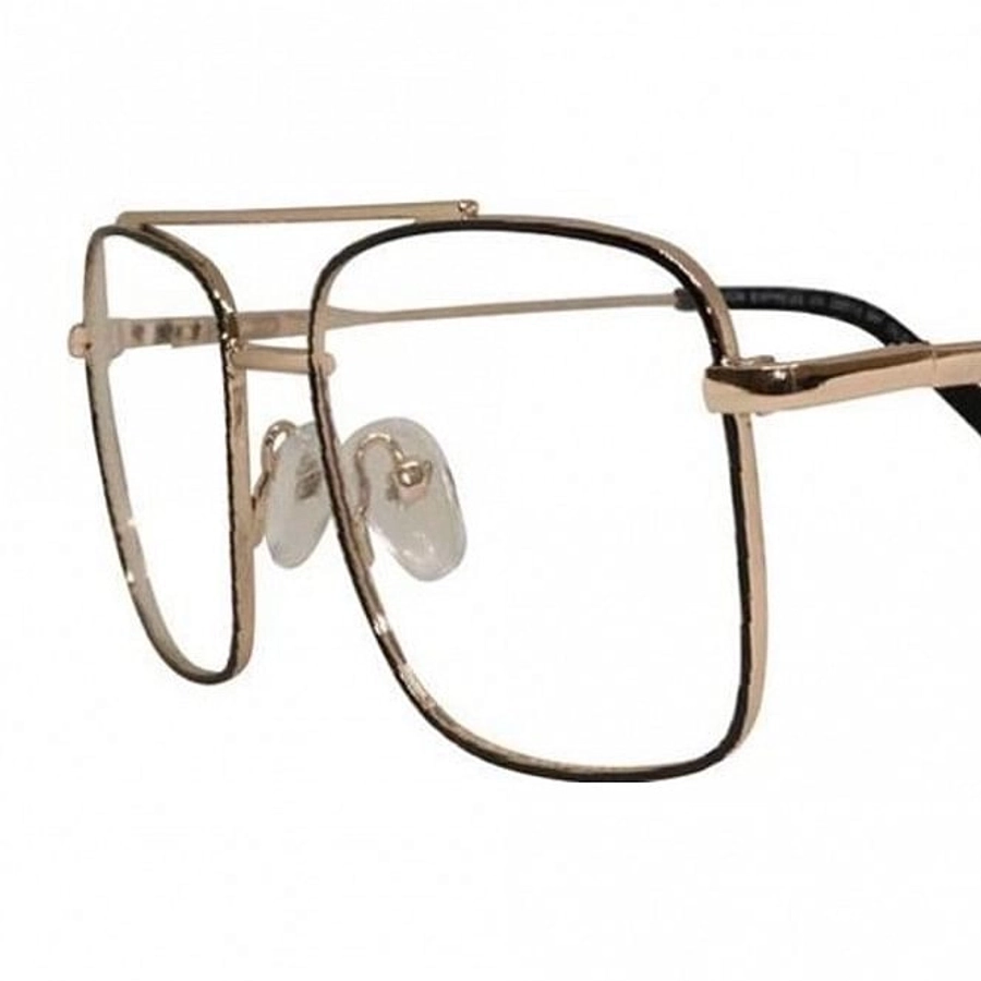 Full Rim Metal Rectangle Gold Medium Vision Express 29512MF Eyeglasses