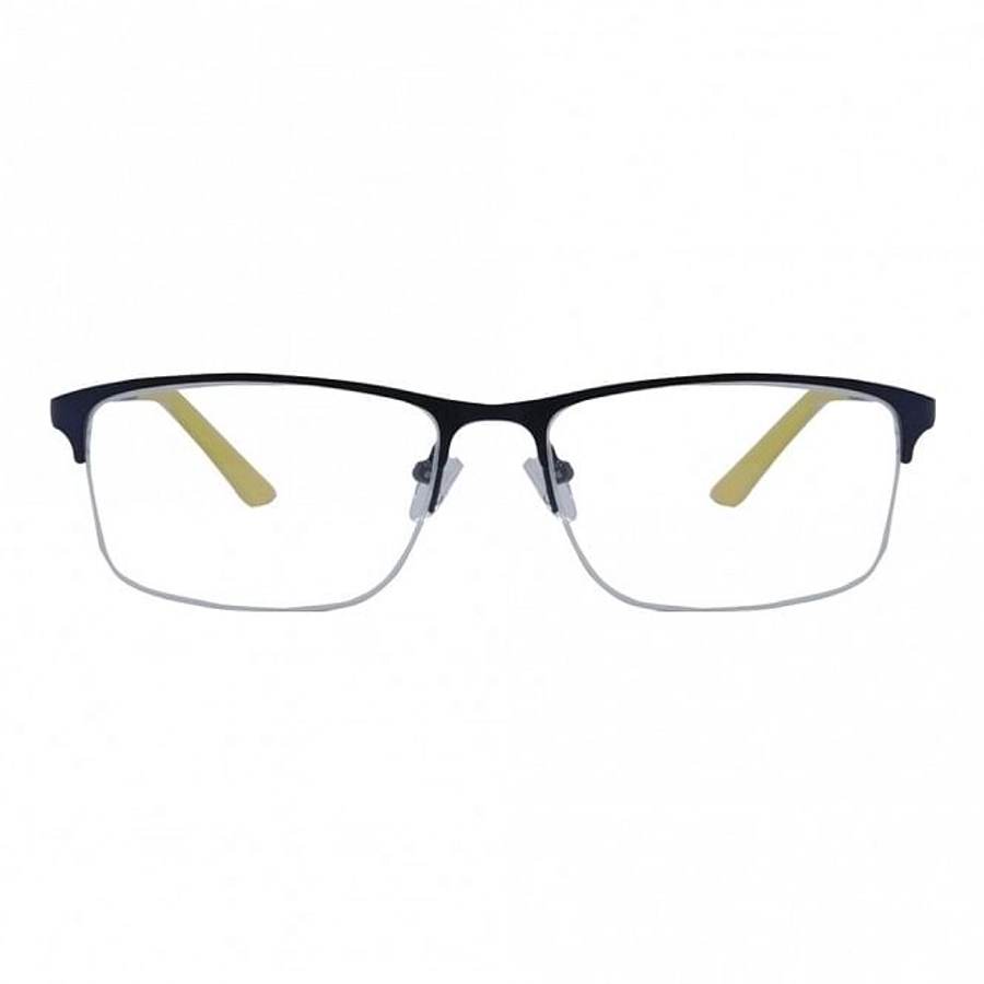 Half Rim Metal Rectangle Blue Medium Vision Express 29516MH Eyeglasses
