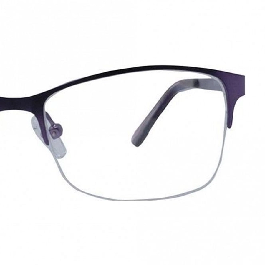 Half Rim Metal Rectangle Purple Medium Vision Express 49102MH Eyeglasses