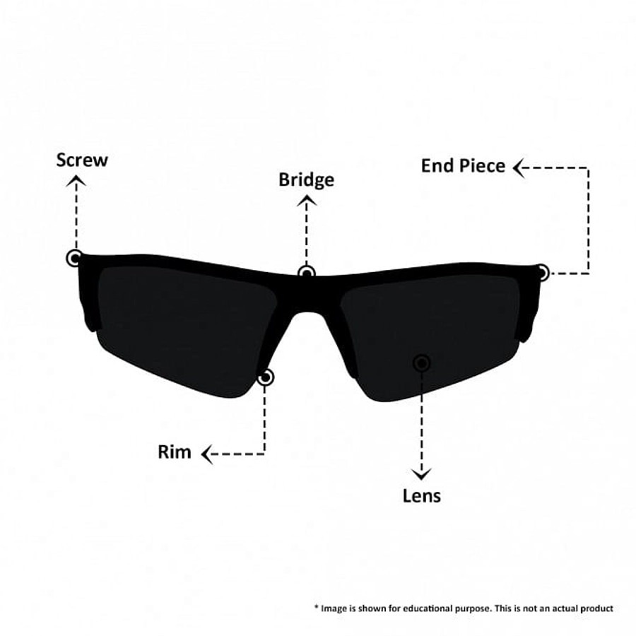 Full Rim Acetate Wrap Black Medium Vision Express 29519AF Eyeglasses