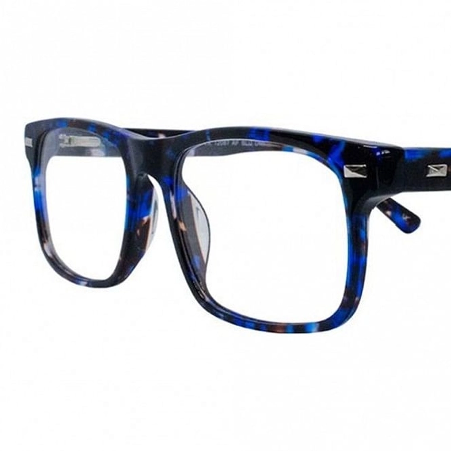 Full Rim Acetate Wayfarer Blue Medium Vision Express 12087AF Eyeglasses