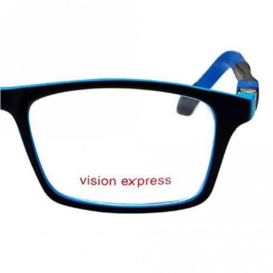 Rectangle Black Polycarbonate Medium Vision Express 61352 Kids Eyeglasses