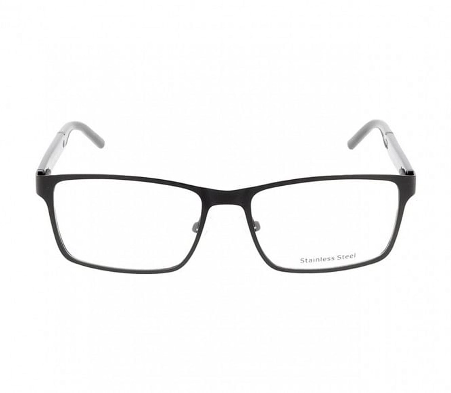 Full Rim Stainless Steel Rectangle Black Large DbyD DBOM5001 Eyeglasses