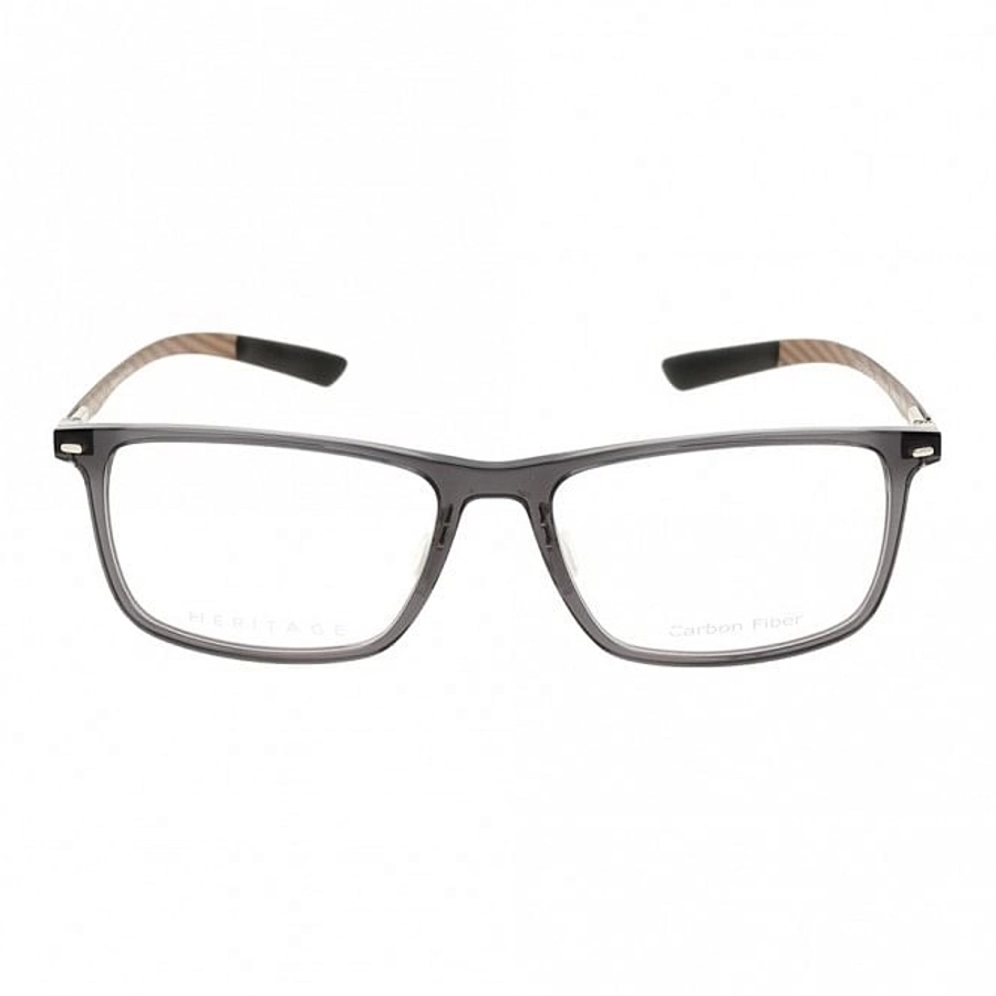 Full Rim Acetate Rectangle Grey Medium Heritage HEOM5011 Eyeglasses