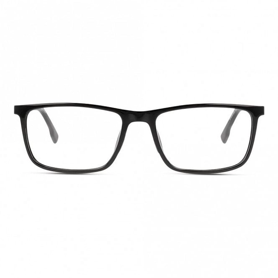 Full Rim Acetate Rectangle Black Large Heritage HEOM0017 Eyeglasses