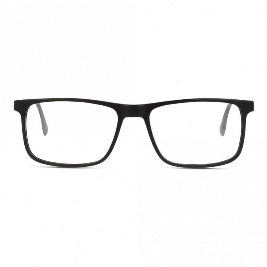 Full Rim Acetate Rectangle Black Medium Heritage HEOM0023 Eyeglasses