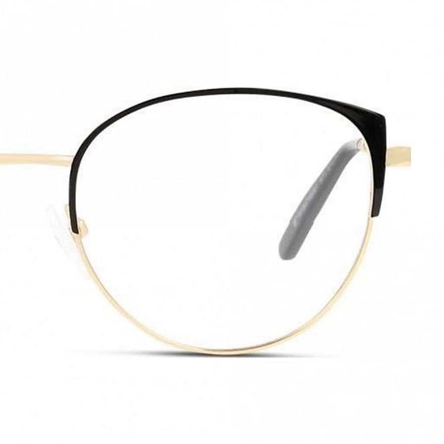 Full Rim Stainless Steel Cat Eye Black Medium Unofficial UNOF0176 Eyeglasses