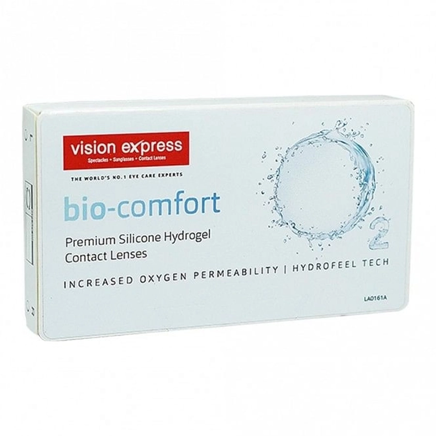 Monthly Bio-Comfort - Premium Silicon Hydrogel Contact Lenses(6 Lens Pack)