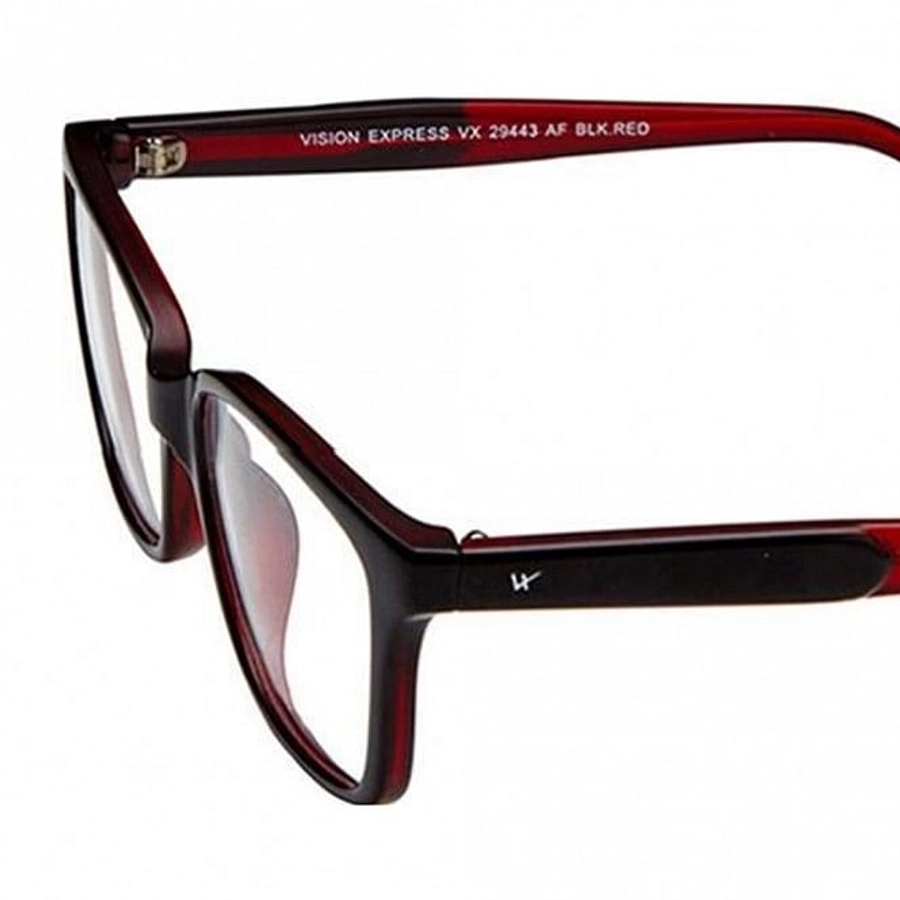 Blue Shield (Zero Power) Computer Glasses : Full Rim Wrap Black Polycarbonate Medium 29443