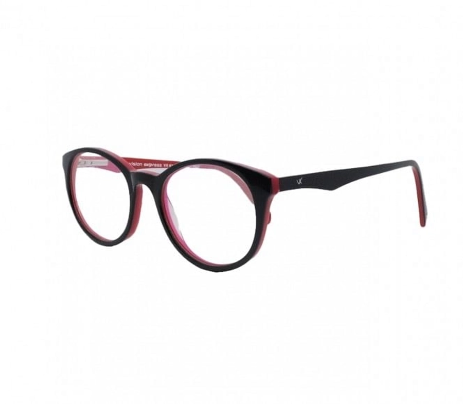 Blue Shield (Zero Power) Kids Computer Glasses: Round Black Acetate Small 61403AF