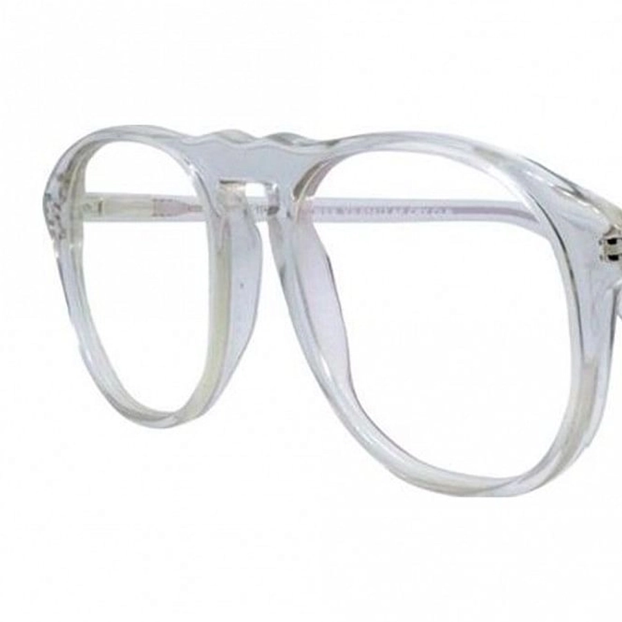 Blue Shield (Zero Power) Kids Computer Glasses: Round Clear Crystal Acetate Large 61412AF