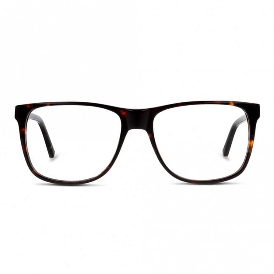 Full Rim Acetate Square Brown Large Heritage HEBM00 Eyeglasses