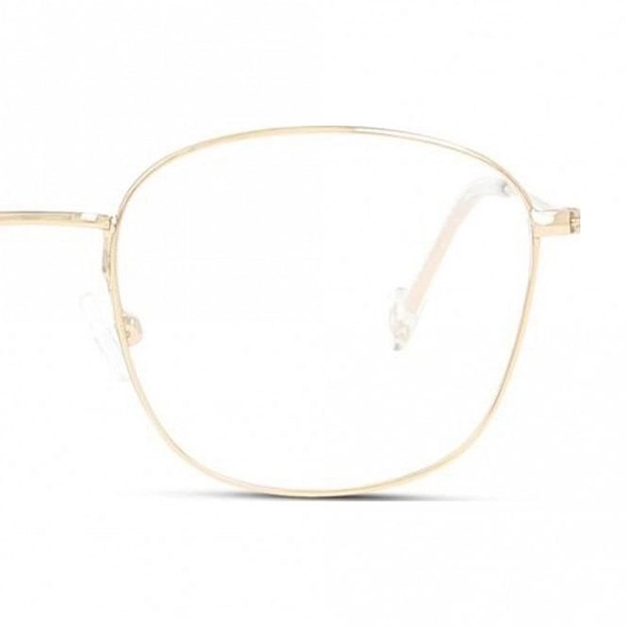 Full Rim Stainless steel Square Gold Medium Unofficial UNOM0066 Eyeglasses